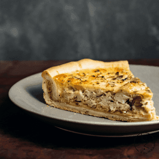 Chicken Ham & Cheese Quiche Slice