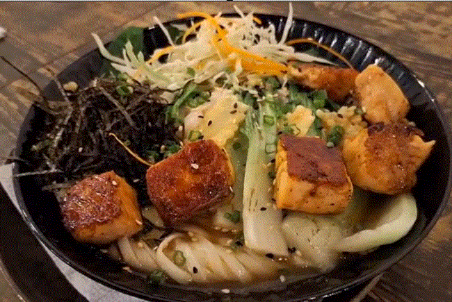 Salmon Teriyaki Ramen