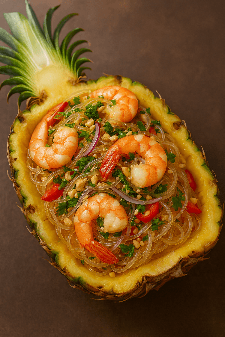 Pineapple Glass Noodle Salad
