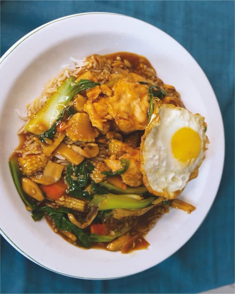 Bol Renversé poulet & Oeuf
