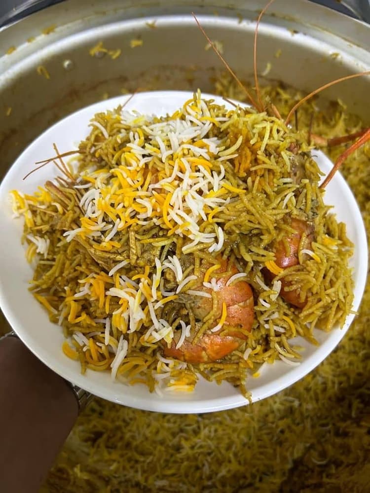 King Prawn Biryani - Weekend Only