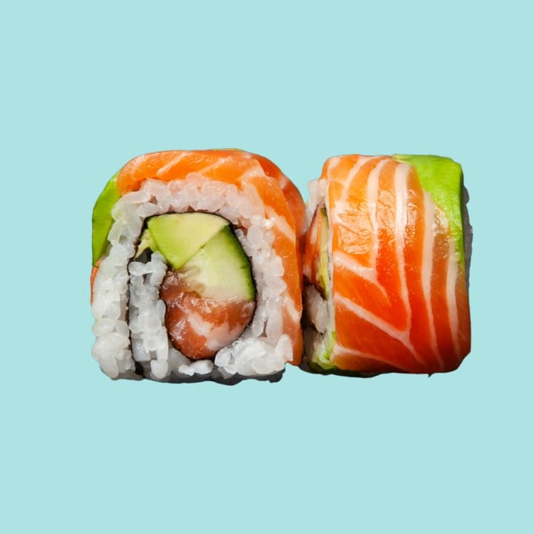 Rainbow Rolls Salmon & Avo