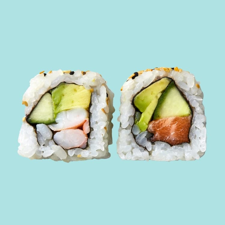 California Rolls Prawns