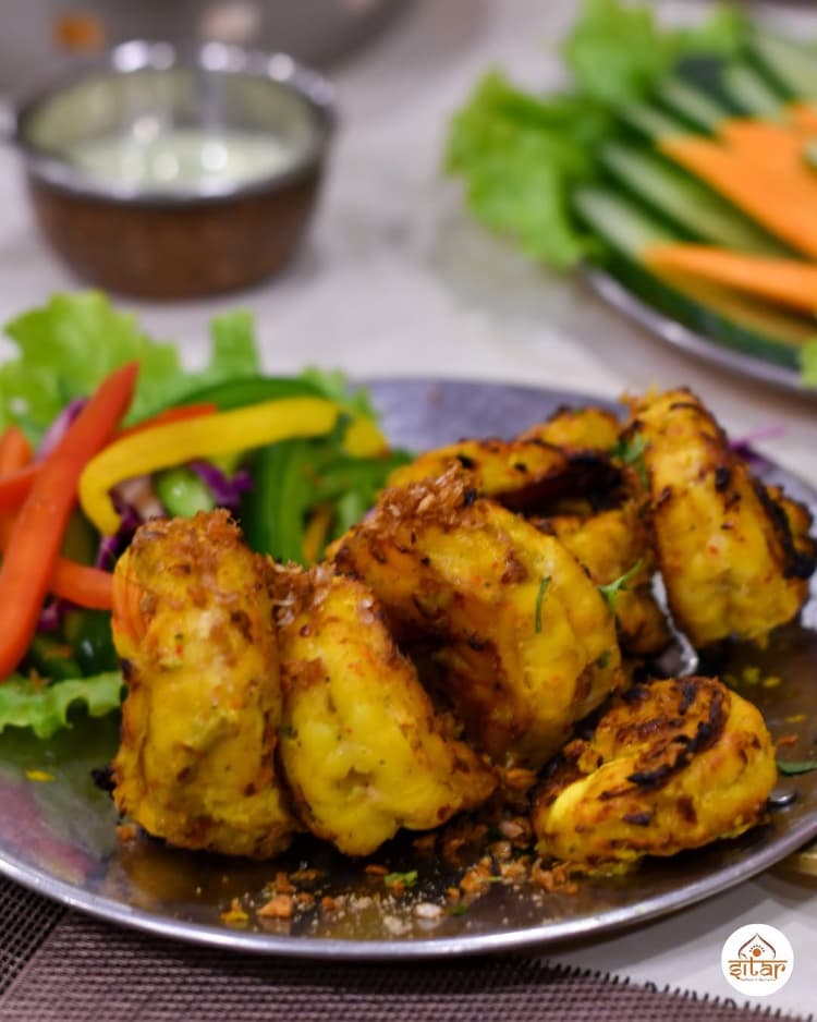 Tandoori Garlic Prawns