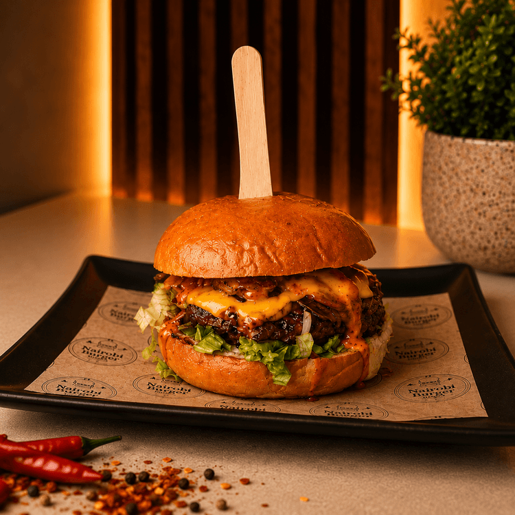 LAGOS SPICY BEEF BURGER