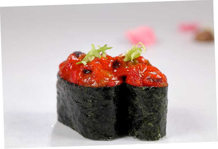 Western Spicy Octopus Sushi