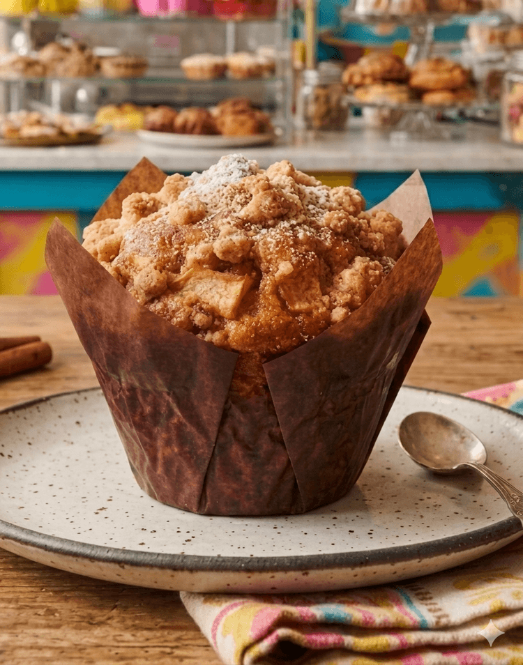 APPLE & CINNAMON MUFFIN