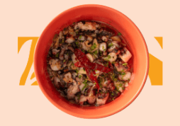 Spicy Garlic Octopus