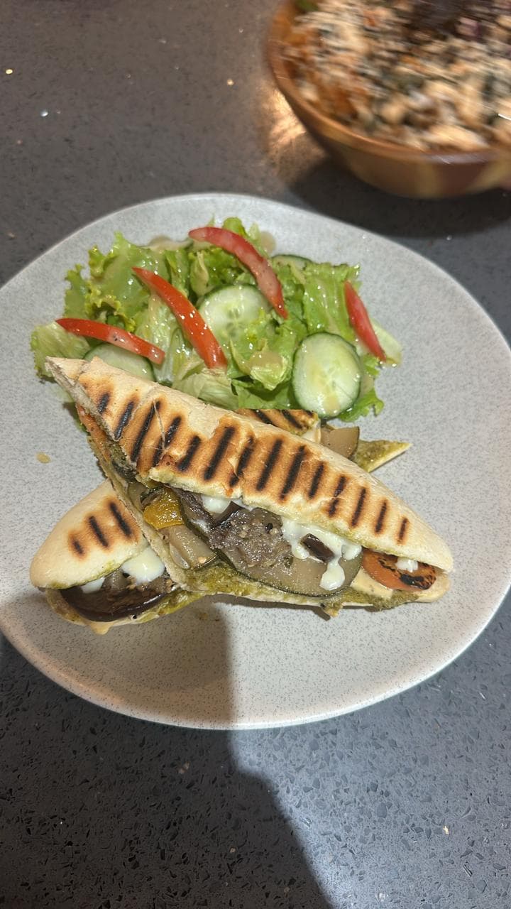 Grilled Veggies Panini