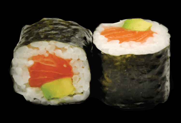 Maki - Avocado Salmon (6pcs)