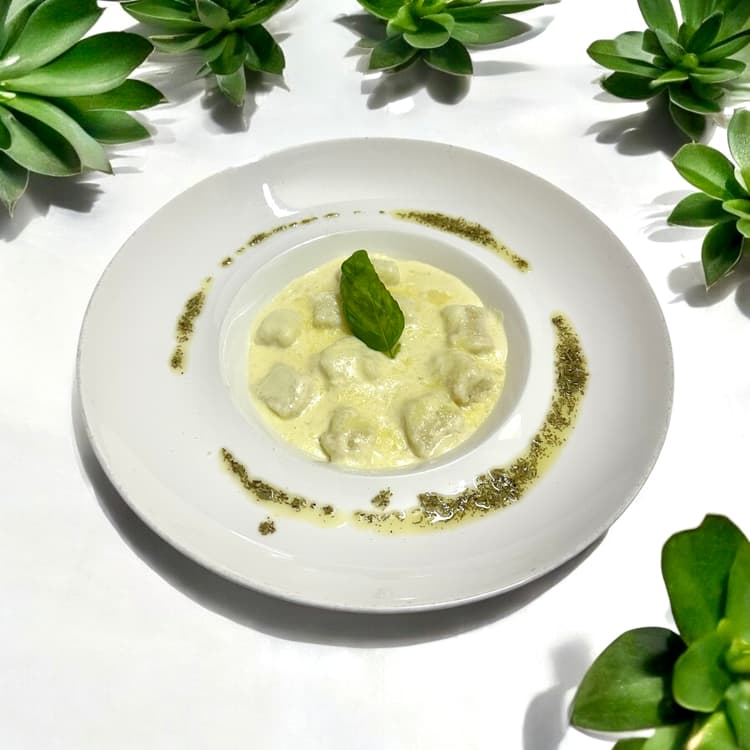 Gnocchi four cheese