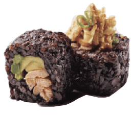 Organic Black Rice - Salmon Mexican Roll (8 pcs)