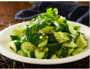 Simple cucumber salad