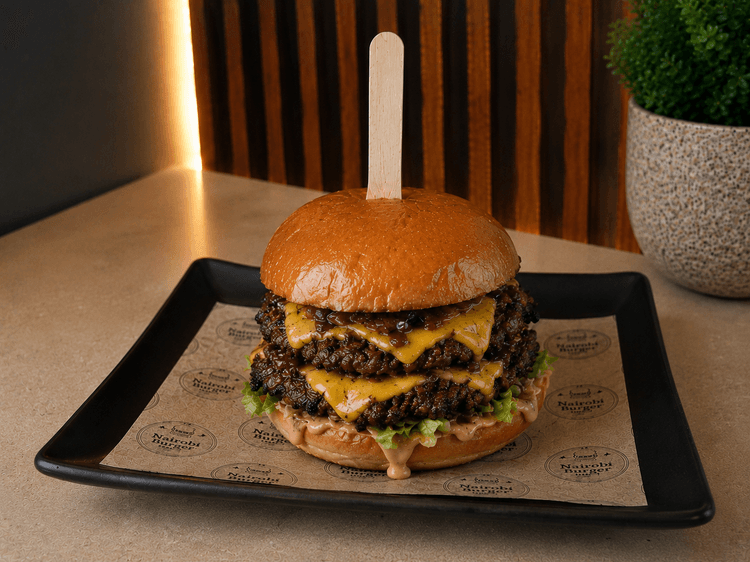 NAIROBI DOUBLE CLASSIC BEEF BURGER