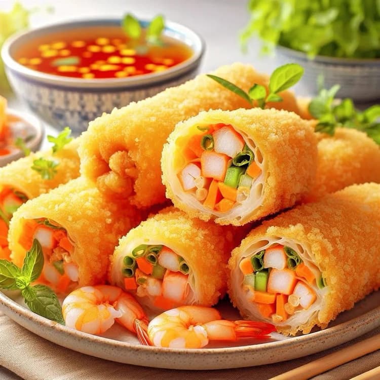 Hakien Poulet [Mauritian Spring roll}