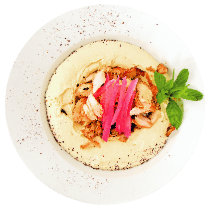 Hummus With Chicken Shawarma