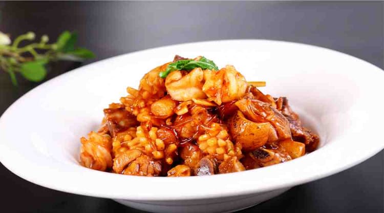 Stirfried Squid Flowers